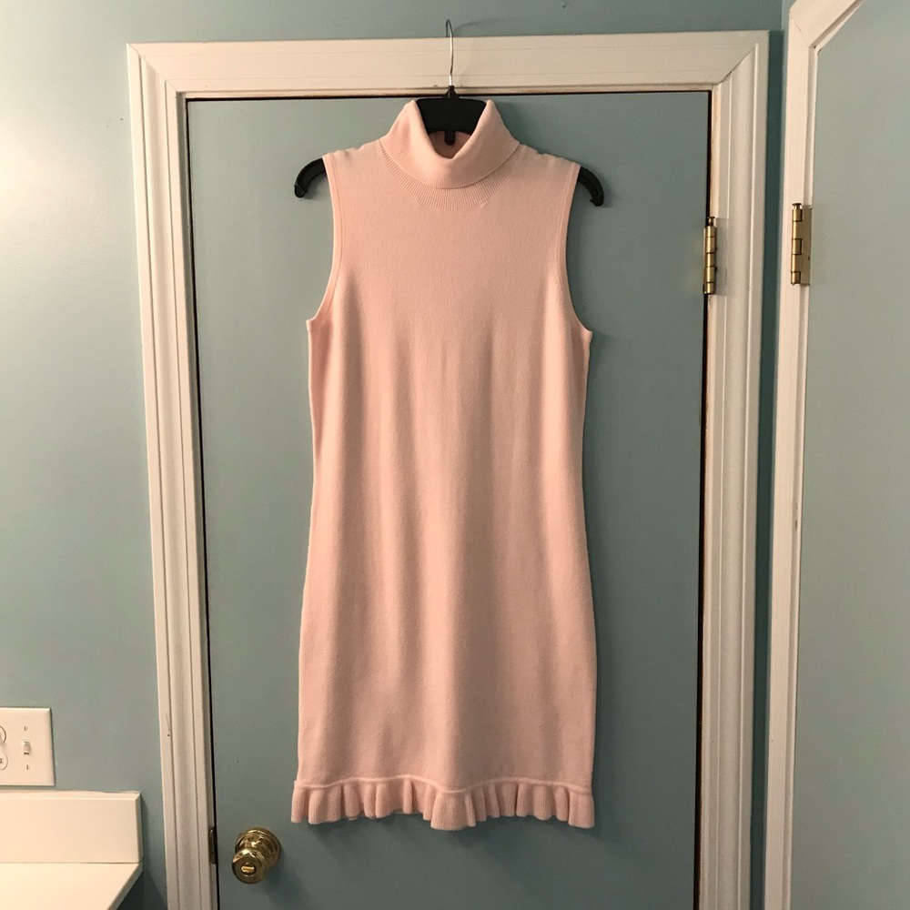 Beautiful pastel pink super soft sleeveless sweaterdress from Victoria’s Secret